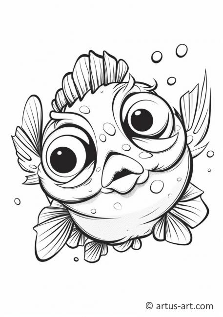 Grouper Coloring Page